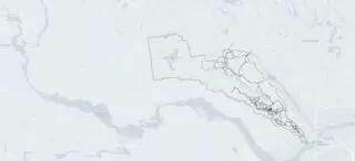 Cross-country skiing in Gatineau Park