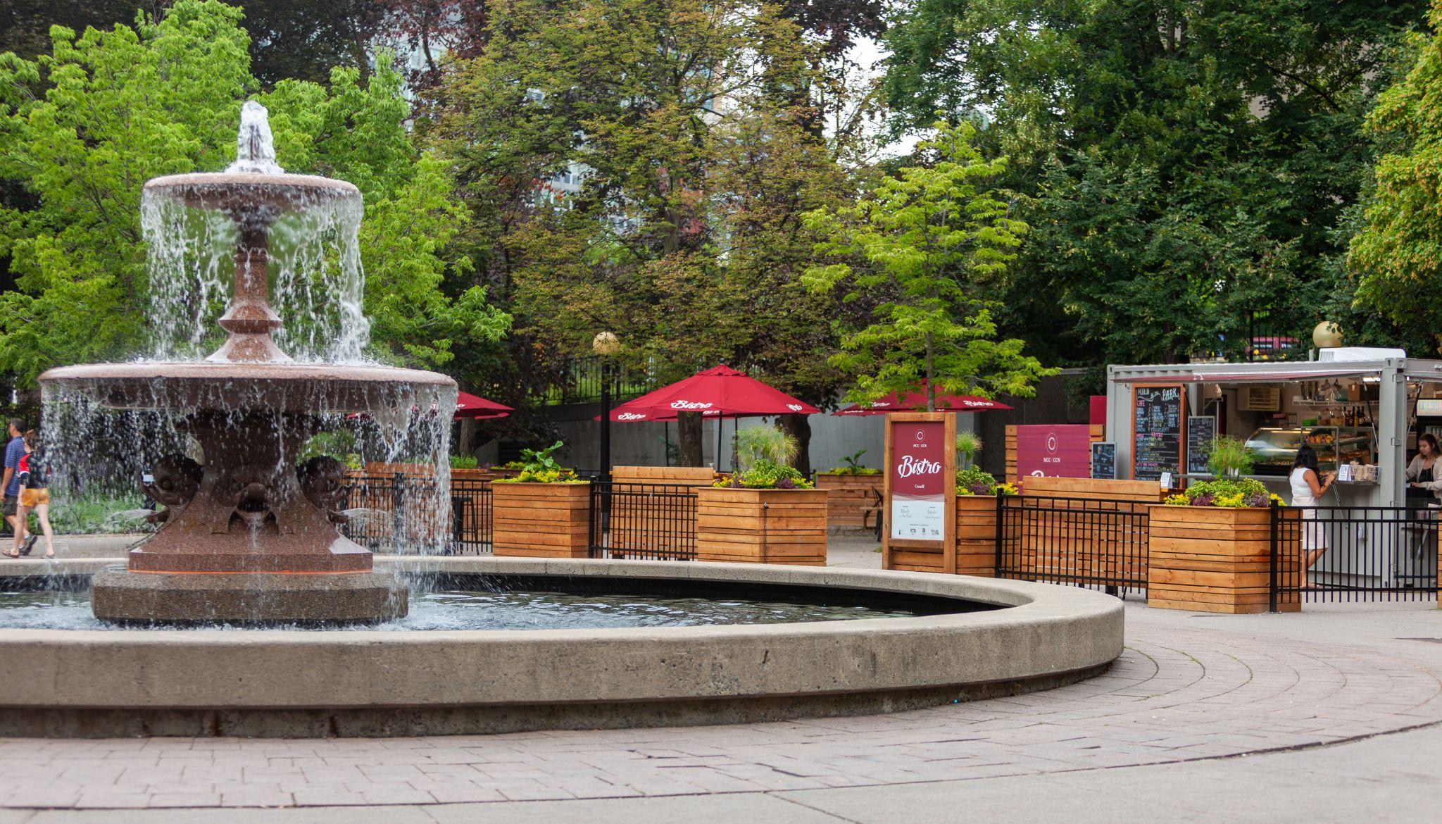 Fontaine du parc de la Confédération