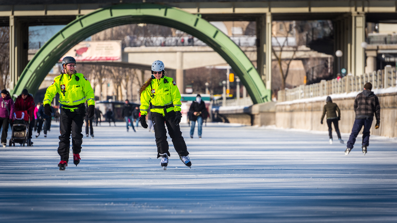 On ice patrol