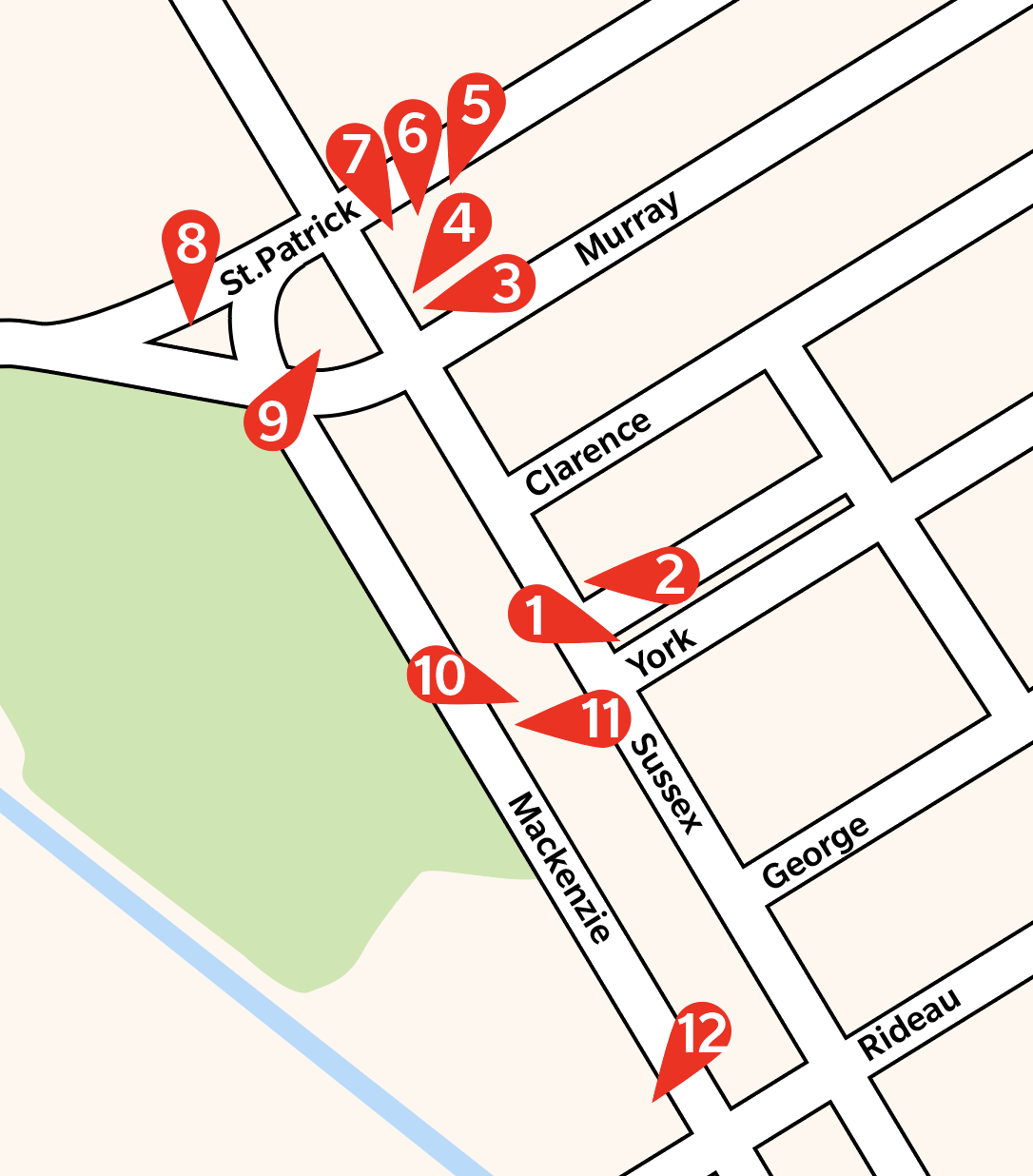 Utility boxes map