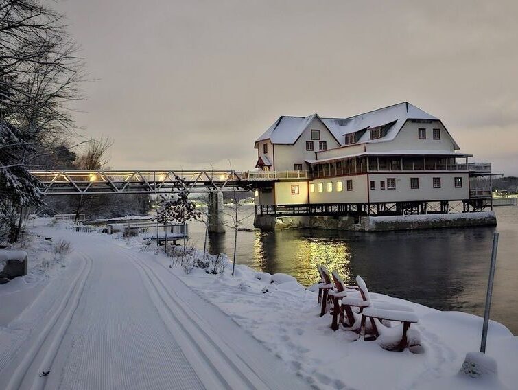Ski Heritage East Trail at the NCC River House.